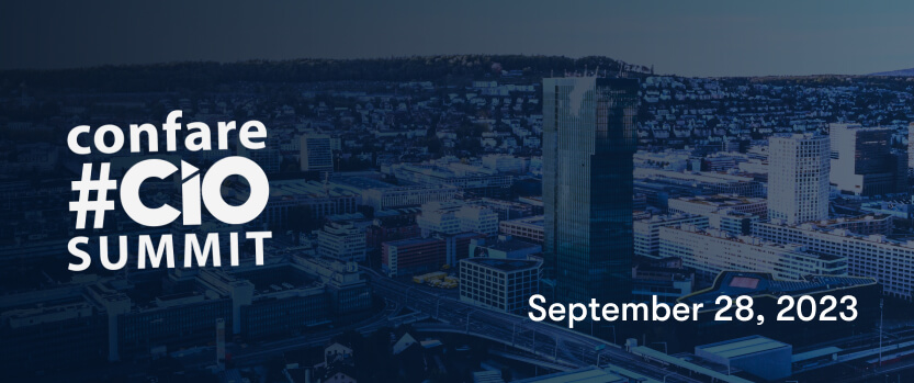QMware Event - Confare CIO Summit - Sept 28 Zürich